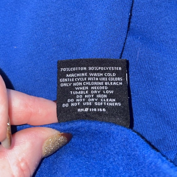 Duke Blue Devils Sweatshirt Royal Blue Pullover Colosseum Athletics Size M - Picture 6 of 7